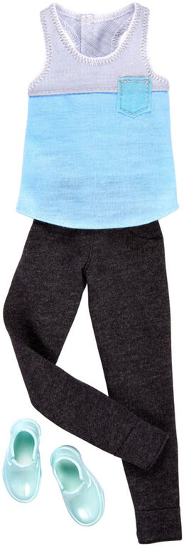 Barbie Ken Gray and Blue Tank Top and Black Sweat Pants Fashion Pack - Original