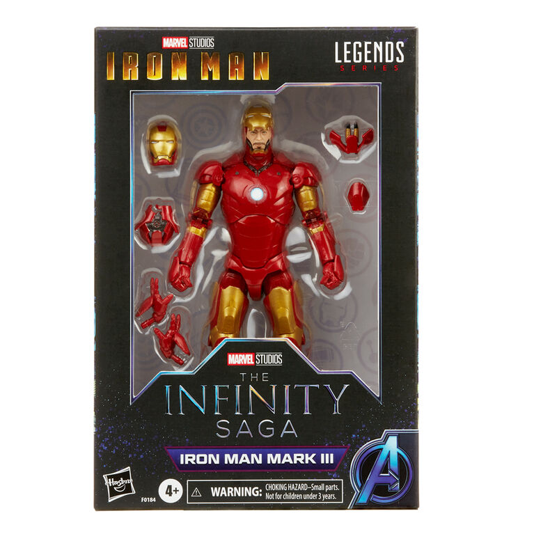 Marvel Legends Series Action Figure Toy Iron Man Mark 3 Infinity Saga character