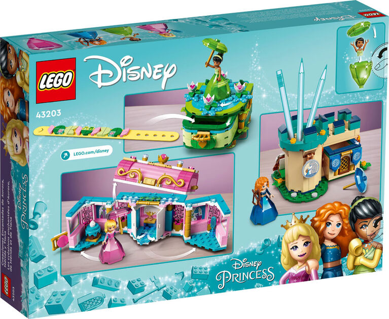 LEGO  Disney Aurora, Merida and Tiana's Enchanted Creations 43203 (558 Pieces)