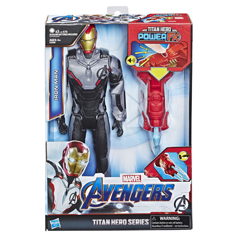 Marvel Avengers : Phase finale  Titan Hero Power FX - Figurine Iron Man - édition française