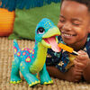 furReal Snackin' Sam the Bronto Interactive Animatronic Plush Toy, 40+ Sounds and Reactions