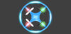 Mindscope Skylighter Disc Drone Blue