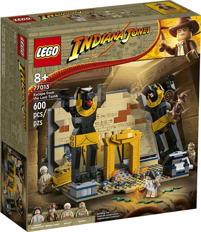 LEGO Indiana Jones L'évasion de la tombe perdue 77013 Ensemble de construction (600 pièces)