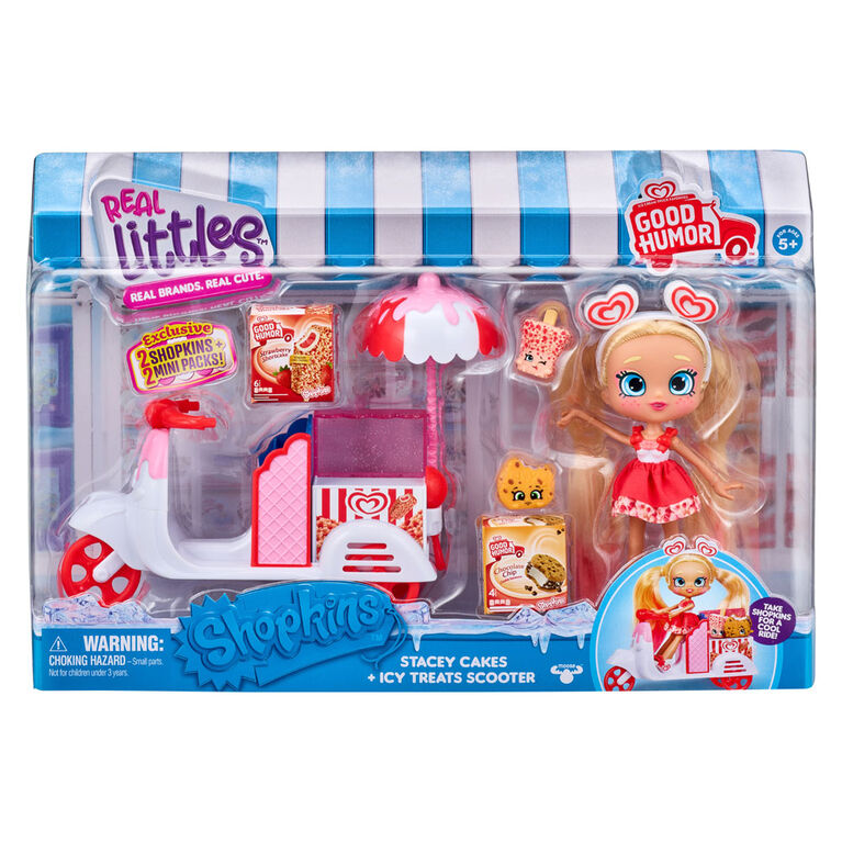 Shopkins Real Littles Stacey Cakes + Icy Treats Scooter