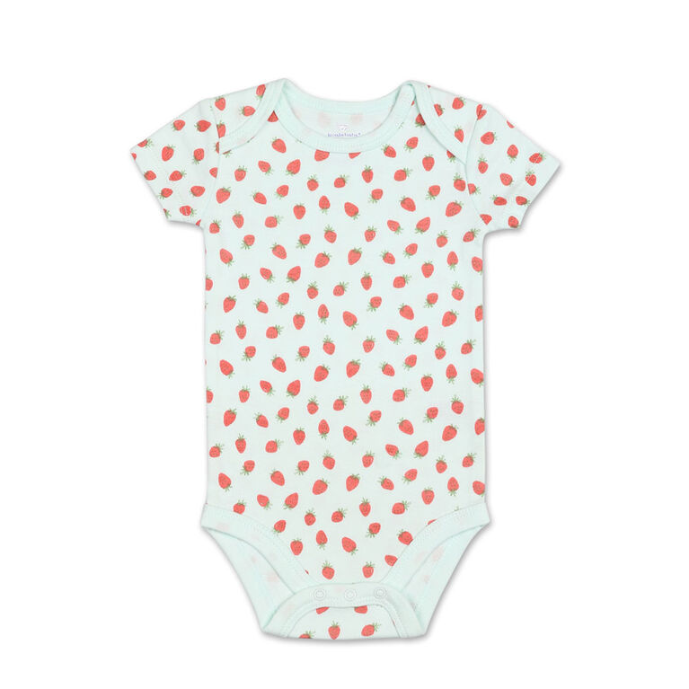 Combinaison à manches courtes Summer Girl en paquet de 4 de Koala Baby, Nouveau-né