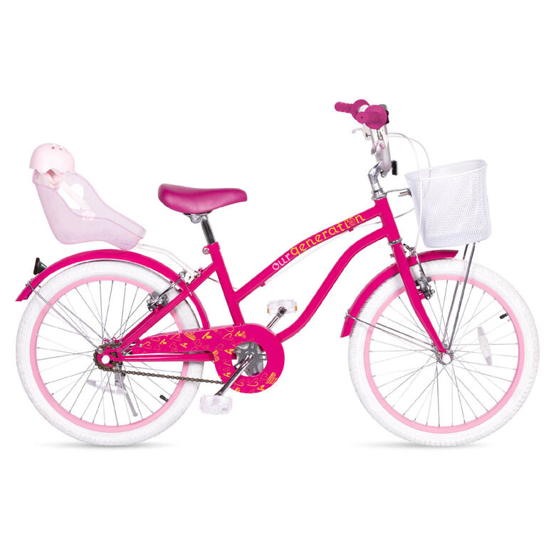 Vélo pour enfant avec siège pour poupée 46 cm, Bicycle, Our Generation