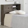 Hazen Twin Bookcase Headboard Fall Oak