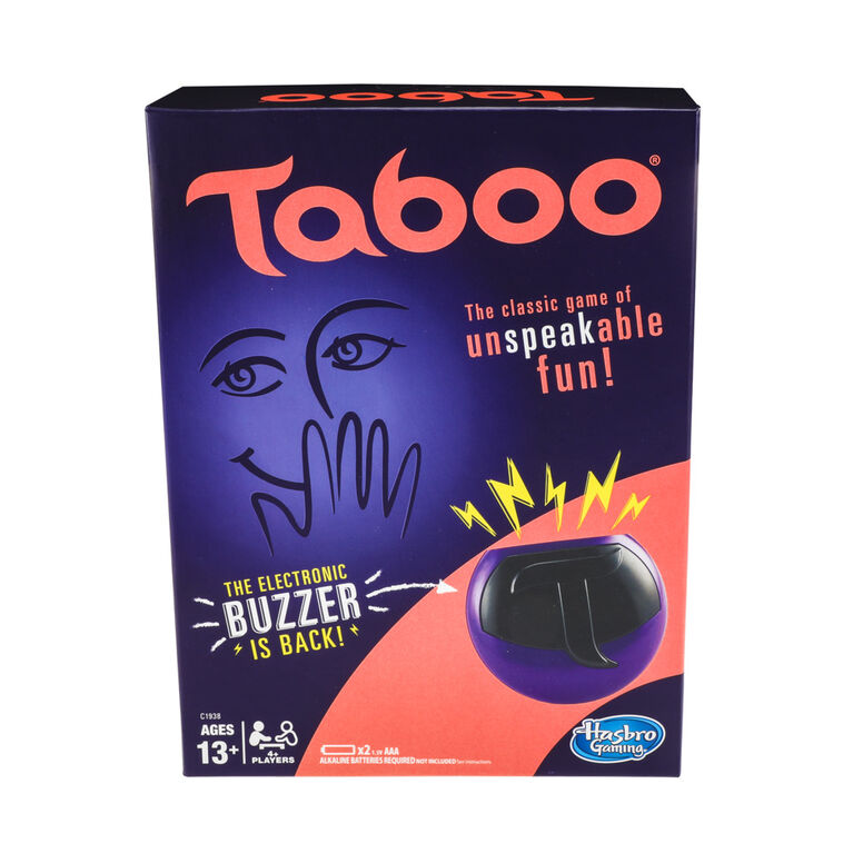 Jeu Taboo - Édition anglaise