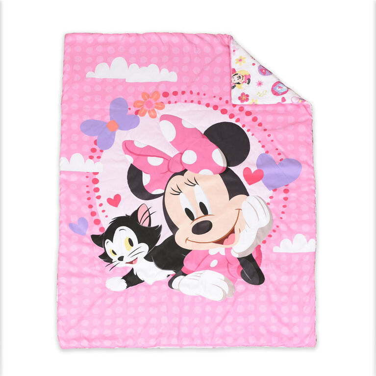 Parure de lit enfant 2 pièces décor Minnie - DISNEY®