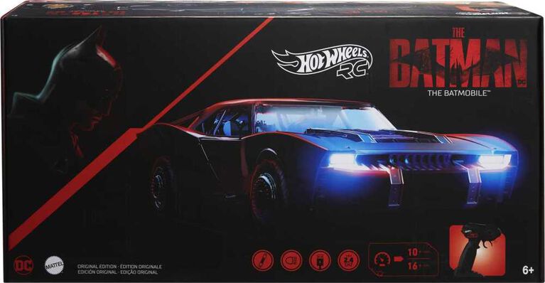 Hot Wheels- R/C - The Batman - Batmobile télécommandée
