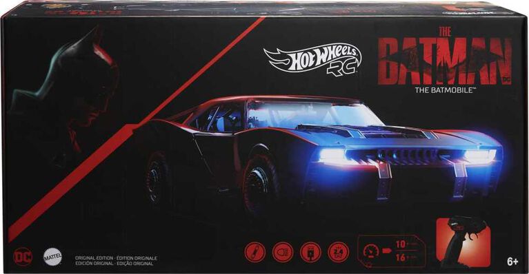 Hot Wheels R/C the Batman Batmobile, Remote-Controlled