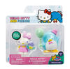 Hello Kitty et ses amis, ensemble de 2 figurines : Pays des rêves - Hello Kitty Wand et Tuxedosam Balloon