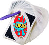 Jeu de cartes UNO Splash portatif avec cartes en plastique imperméables et agrafe