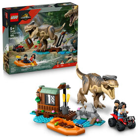 LEGO Jurassic World T. rex River Escape - Dinosaur Toy For Kids, Boys, and Girl 5-7 - 76975
