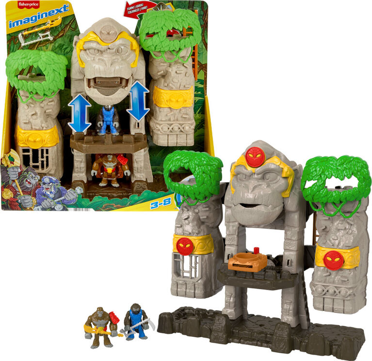 Imaginext-Forteresse des Gorilles-Coffret figurines et accessoires