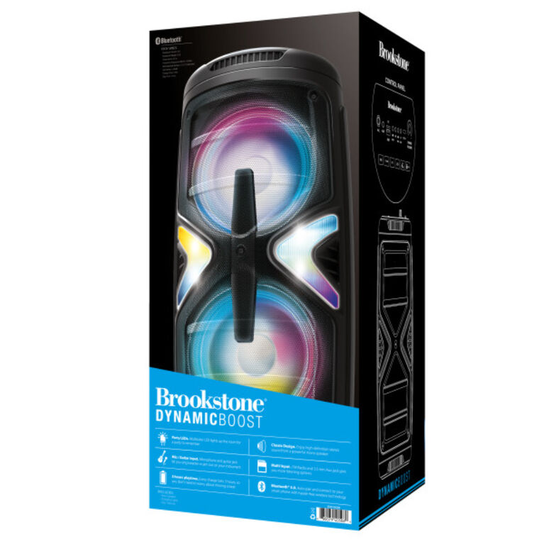 Brookstone Dynamic Boost Bluetooth Speaker - Édition anglaise