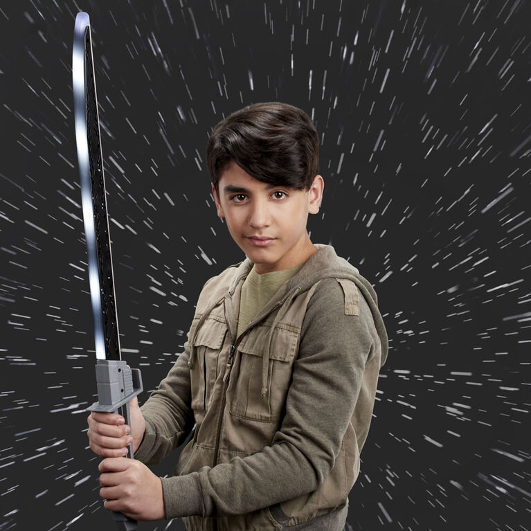 Star Wars Mandalorian Darksaber Lightsaber Toy With Electronic Lights And Sounds Star Wars The Clone Wars Toys R Us Canada