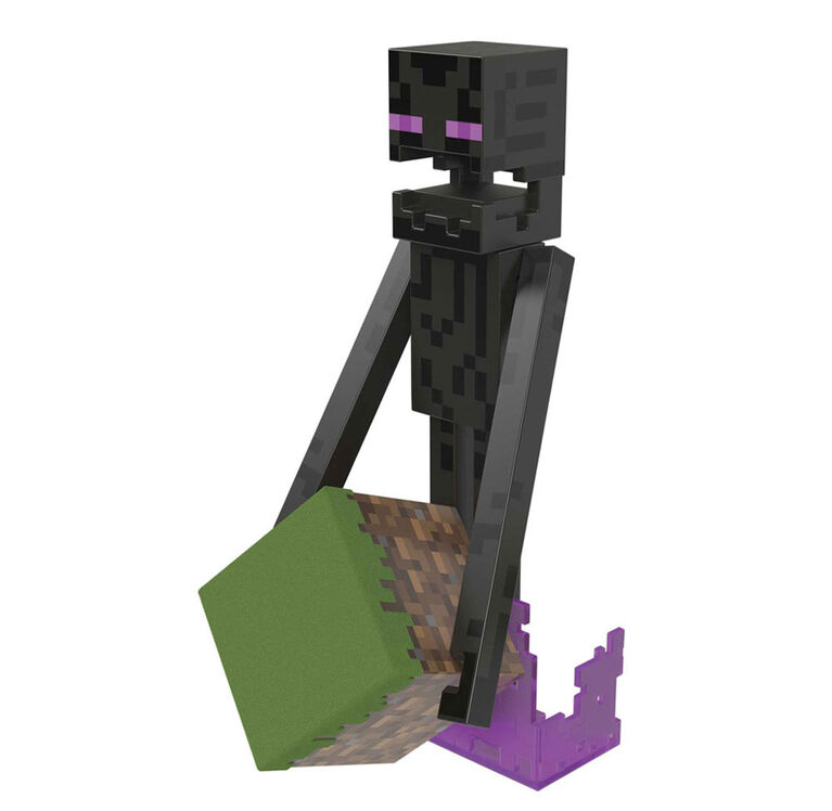 Minecraft Diamond Enderman Action Figure with Accessories, 5.5-inch Toy Collectible