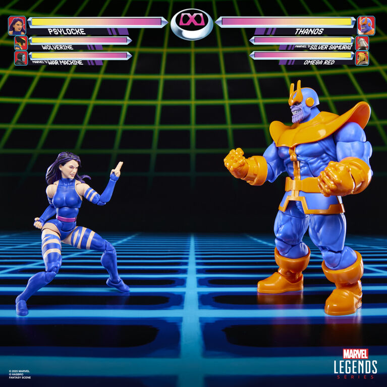 Marvel Legends Series Gamerverse Psylocke vs. Thanos Action Figure Collectibles