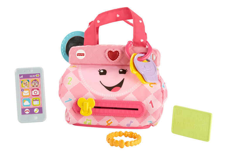 Fisher-Price Rires et Éveil - Mon sac à main intelligent - Édition anglaise