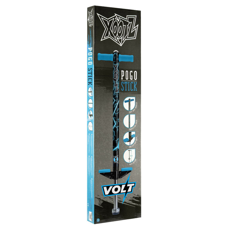XOOTZ Pogo Stick Volt, Blue/Black