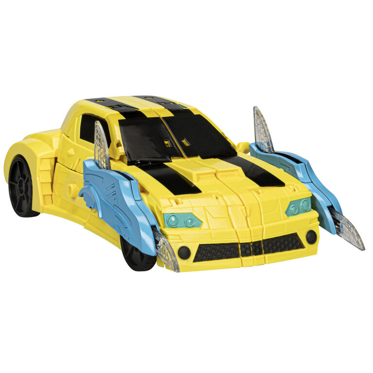 Transformers Toys Battle Call Officer Bumblebee 10 Inch Converting Action Figure, Toys for Kids Ages 6 and Up