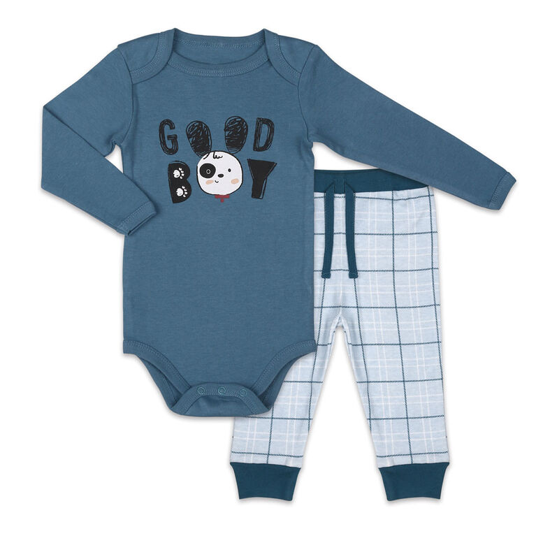 Koala Baby Bodysuit and Pants Set, Good Boy - 12 Months