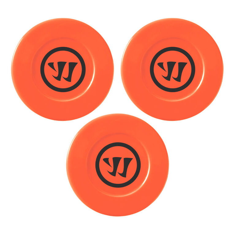 Warrior ensemble â 3 rondelles de rue de hockey - Notre exclusivité
