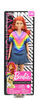 Barbie - Fashionistas #141 - Poupée Barbie avec Longs Cheveux Roux et Robe Tie-Dye à Franges