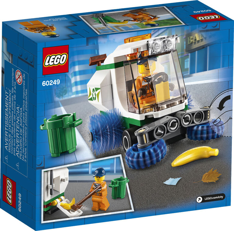 LEGO City Great Vehicles La balayeuse de voirie 60249 (89 pièces)