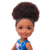 Barbie Club Chelsea Doll, 6-inch Brunette Doll with Space-Themed Graphic