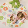 Catch All Splat Mat For Mealtime & Playtime Mess, Flower Power