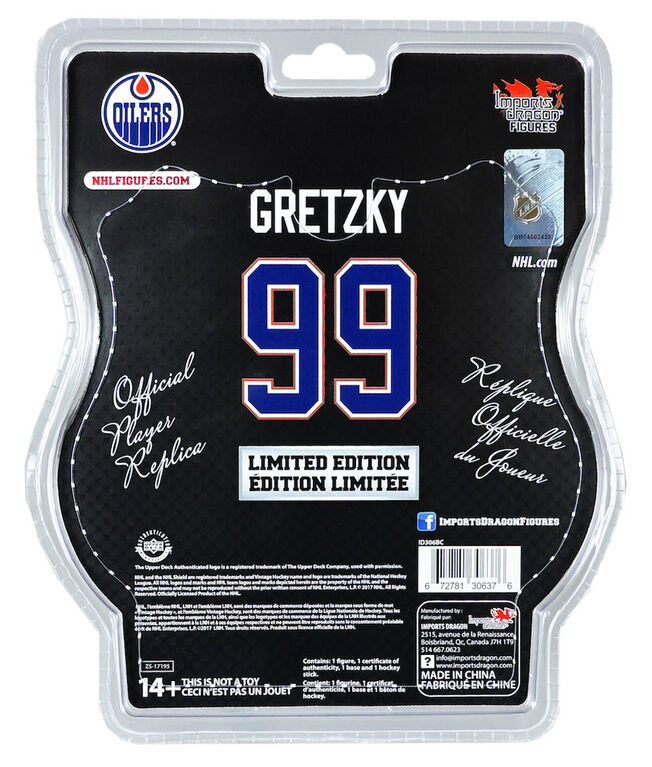 Wayne Gretzky Edmonton Oilers NHL Legend 6" Figure - Limited Edition