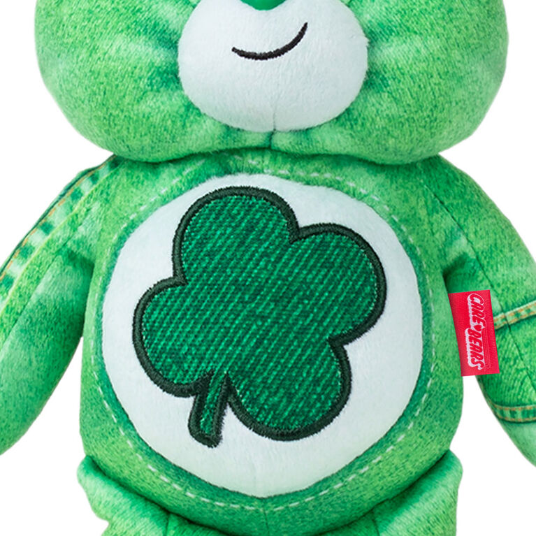 Care Bears Fun Size Denim Plush (Eco Friendly) - Good Luck Bear - R Exclusive