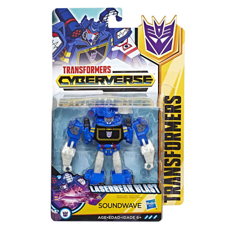 Transformers Cyberverse Action Attackers: Warrior Class Soundwave.