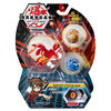 Bakugan, Starter Pack 3 personnages, Pyrus Nillious, Créatures transformables à collectionner