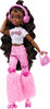 Dream Besties Barbie "Brooklyn" Roller Skating Fashion Doll with 9 Music & Video Themed Accessories