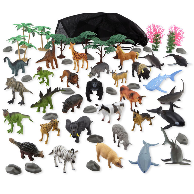 Animal Planet - Animal Kingdom Mega Pack Playset - 60 Pieces - R Exclusive  | Toys R Us Canada