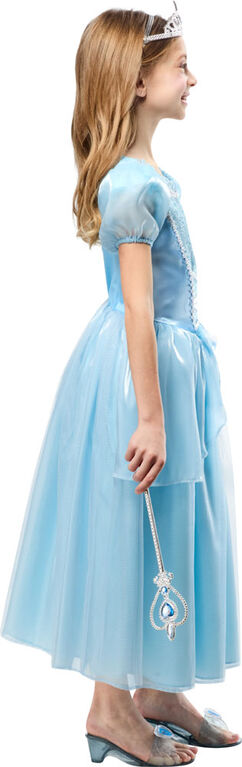 Rubies Blue Princess Costume Dress with Silver Tiara, Girls Extra Extra Small (Size 3-4)