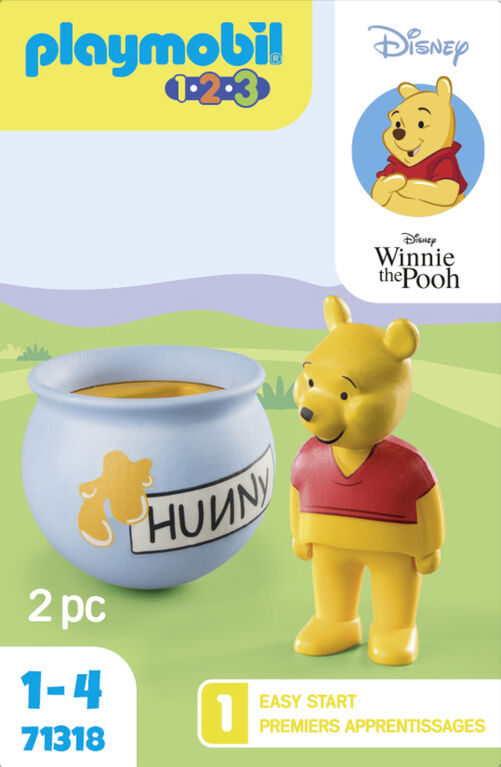 Playmobil - 1.2.3 and Disney: Winnie l'ourson et culbuto pot de miel