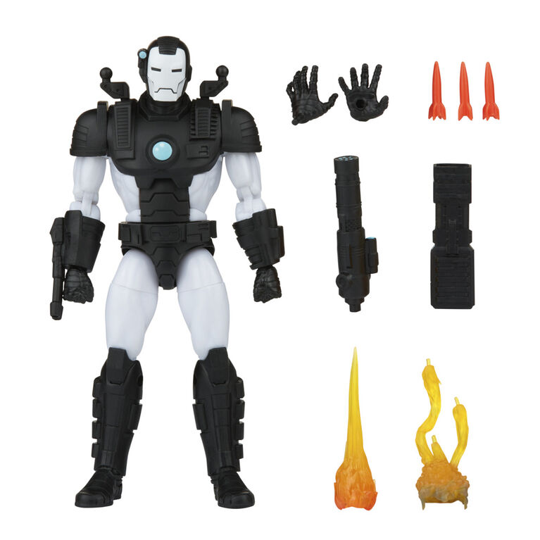 Marvel Legends Series Marvel's War Machine 6-inch Action Figure Iron Man Toy, 6 Accessories