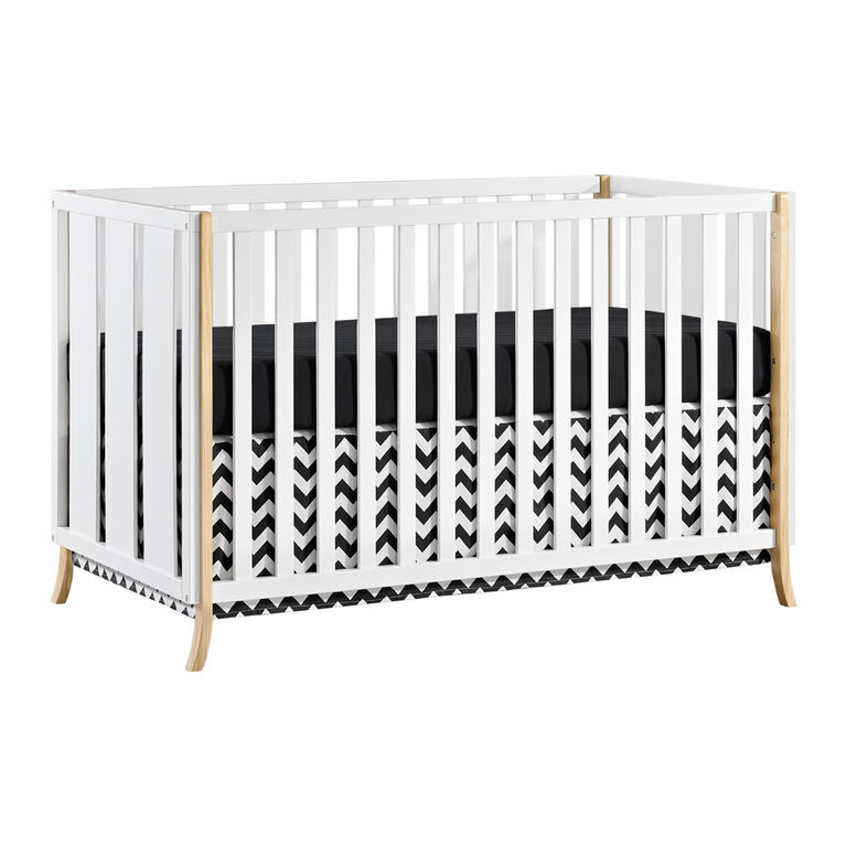 Arlie Lit Bebe 4En1 Blanc/Naturel - Notre exclusivité