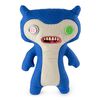 Fuggler - Monstre moche et marrant, Créature en peluche de luxe de 30,48 cm avec des dents, Lil' Demon (bleu).