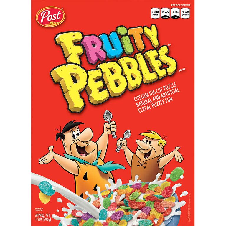 USAopoly Post Cereal "Fruity Pebbles" 1000 Piece Puzzle - English Edition