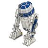 4D Build, Star Wars R2-D2, 3D Paper Model Kit, 192 Piece Paper Model Kit