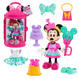 Poupée de Mode Fabuleuse de Minnie Mouse 14 éléments Fête Sucrée et Accessoires