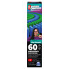 H5 Domino Creations, 60-Piece Neon Blue/Green Set by Domino Artist YouTuber Lily Hevesh