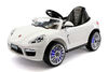 Moderno Kids Kiddie Roadster 12V Battery Power Ride-On Car - White - Exclusive