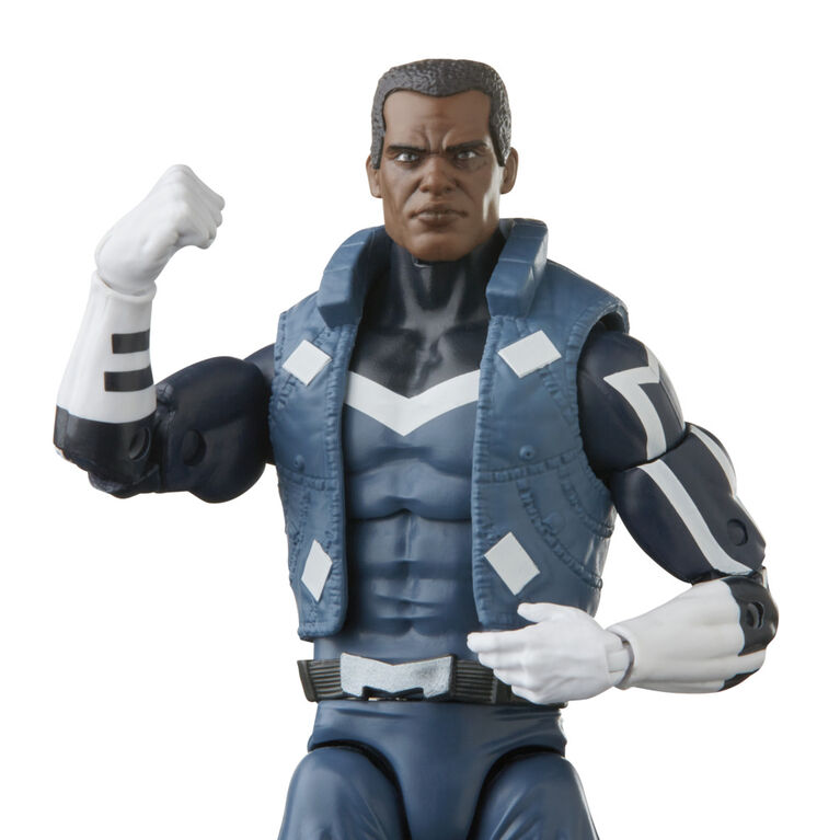 Marvel Legends Series Blue Marvel Ultimates Costume Action Figure 6-inch Collectible Toy, 4 Accessories, 1 Build-A-Figure Part