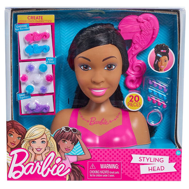 Petite Tête de Coiffure de Barbie - AA.